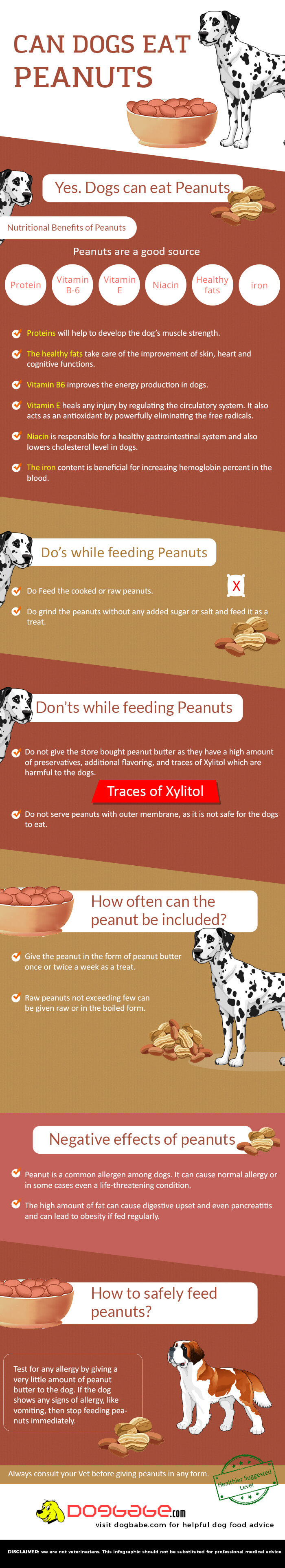 peanuts okay for dogs