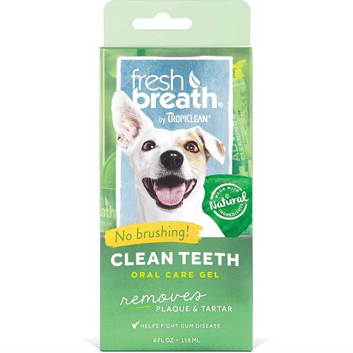 Tropiclean Fresh Breath Plaque Remover Pet Clean Teeth Gel